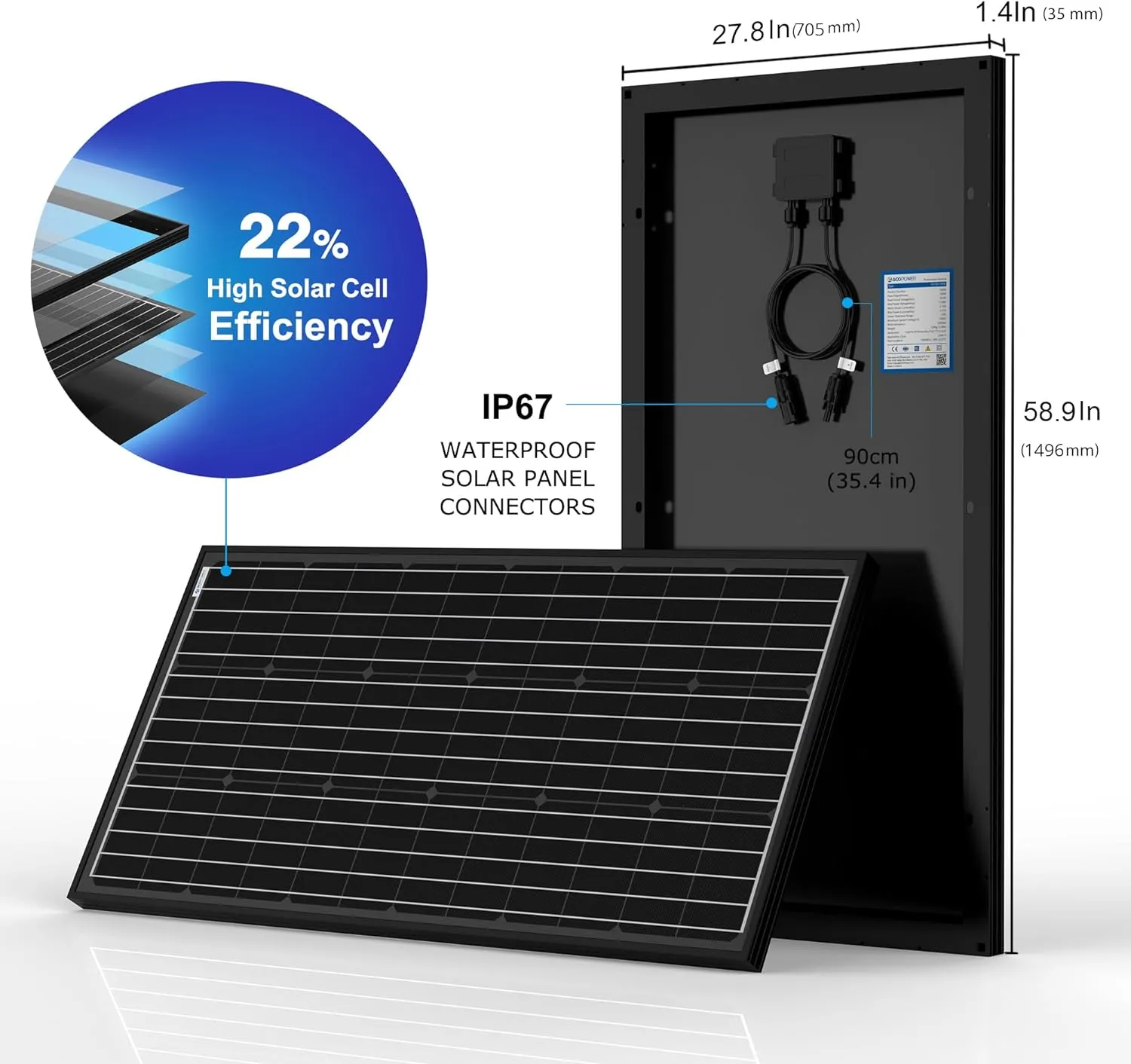 Acopower Mono Modules 200W Mono