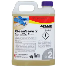 Agar CleanSave 2 Spray and Wipe Cleaner