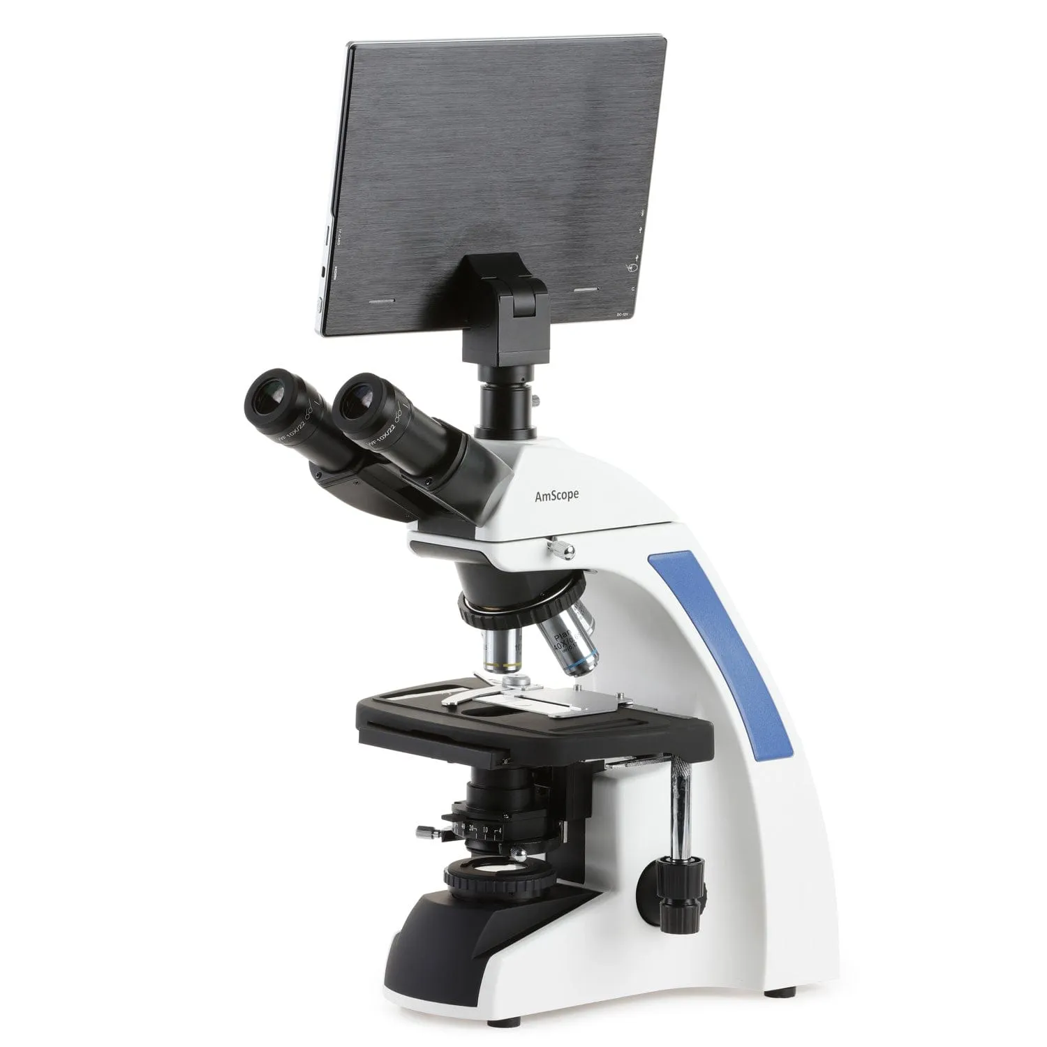 AmScope T720 Series Koehler LED Trinocular Compound Microscope with 9.7" Touchscreen Imaging System