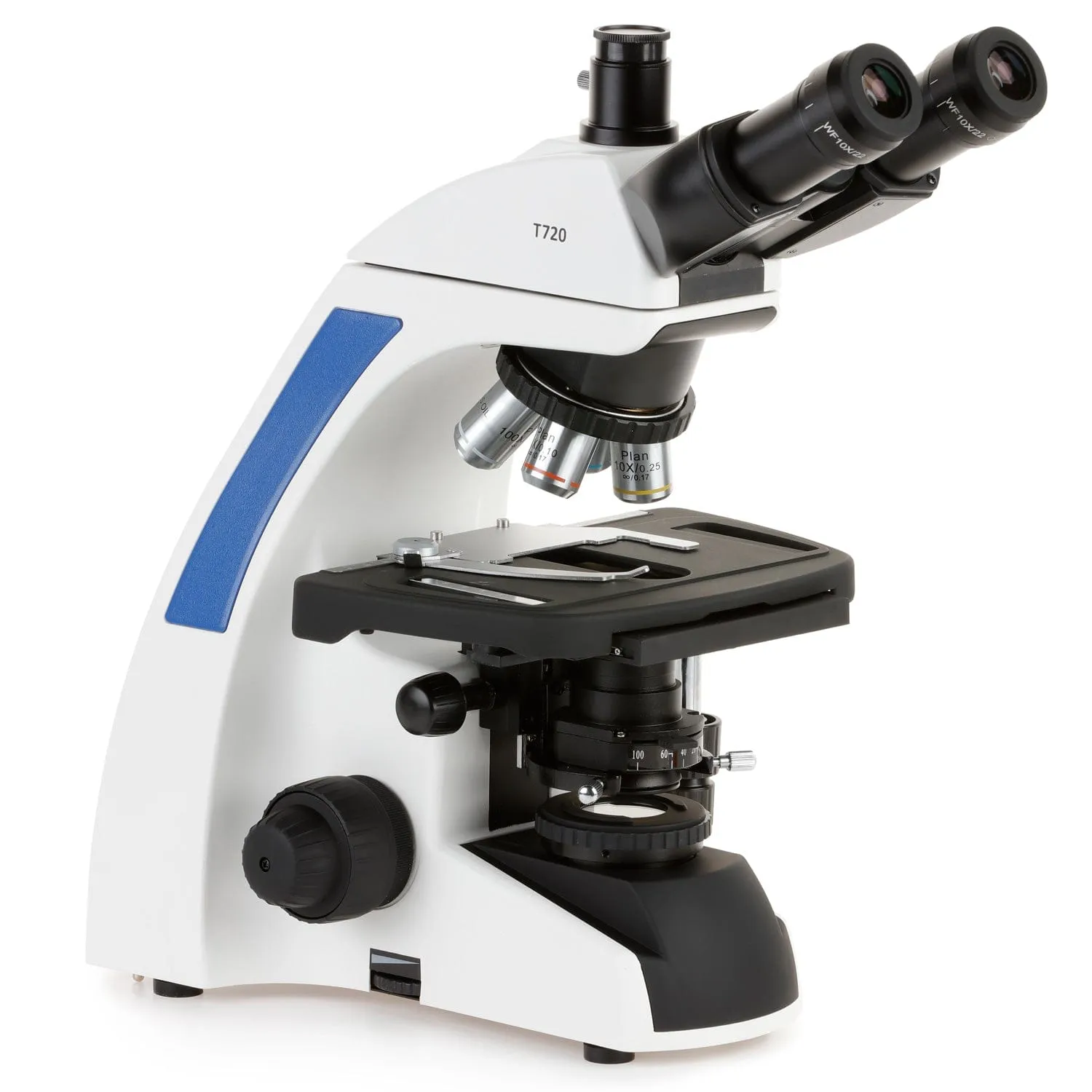 AmScope T720 Series Koehler LED Trinocular Compound Microscope with 9.7" Touchscreen Imaging System