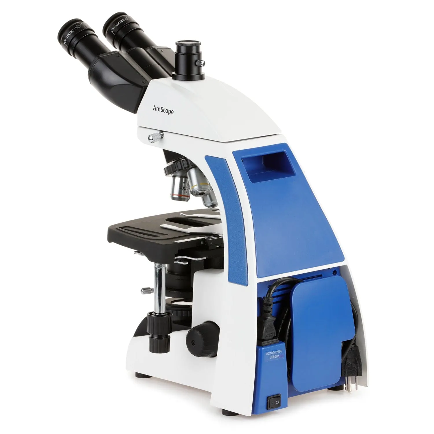 AmScope T720 Series Koehler LED Trinocular Compound Microscope with 9.7" Touchscreen Imaging System