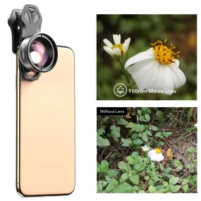 APEXEL HD Optic Camera Phone Lens 100mm Macro Lens   10x Super Macro Lenses For iPhonex xr xs max Samsung s9 All Smartphones