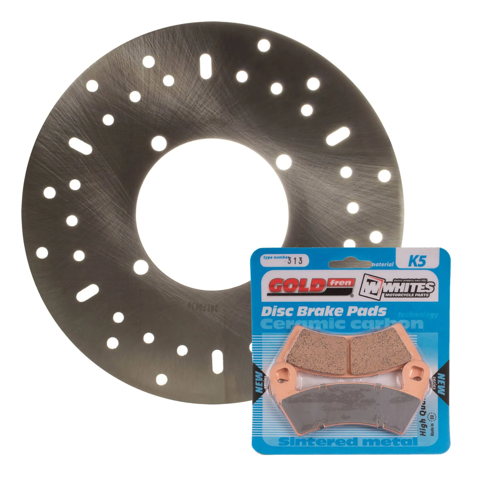 BRAKE DISC & PAD FRONT KIT - POL ACE 570 HD 16-18