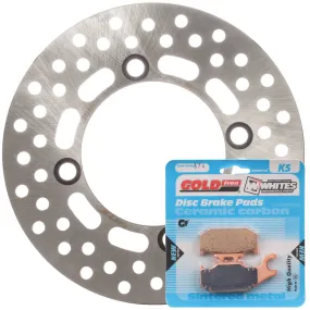 BRAKE DISC & PAD FRONT KIT - SUZ LTA500 AXI 14-18 - RIGHT