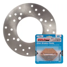 BRAKE DISC & PAD REAR KIT - POL SPORTSMAN 570 HD EPS 18-20