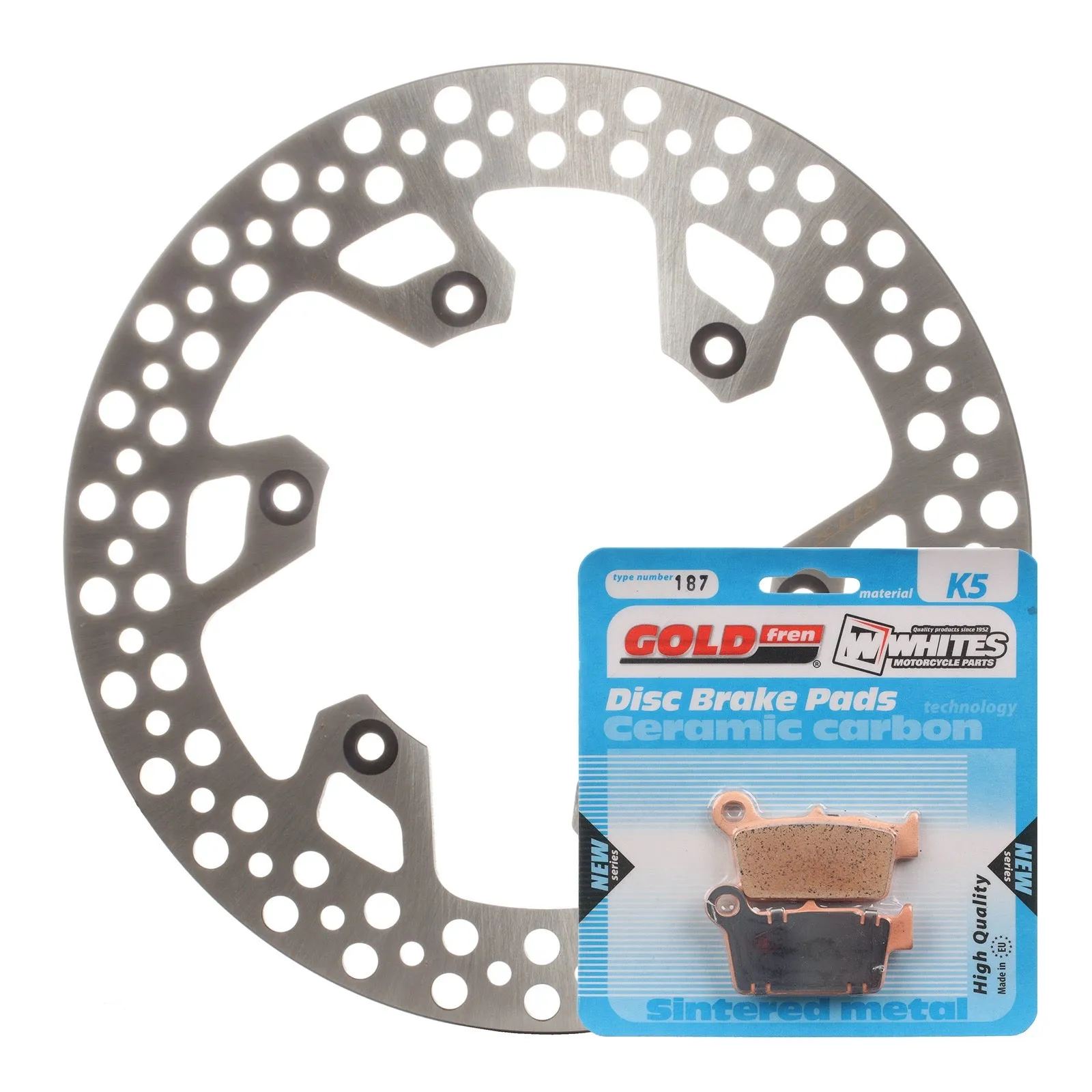 BRAKE DISC & PAD REAR KIT - YAM WR250F 03-19