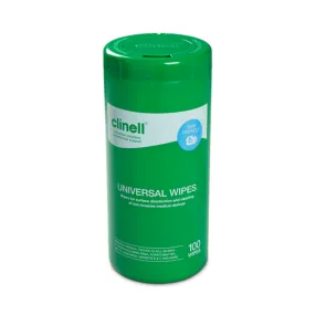 CLINELL UNIVERSAL WIPES TUB 100