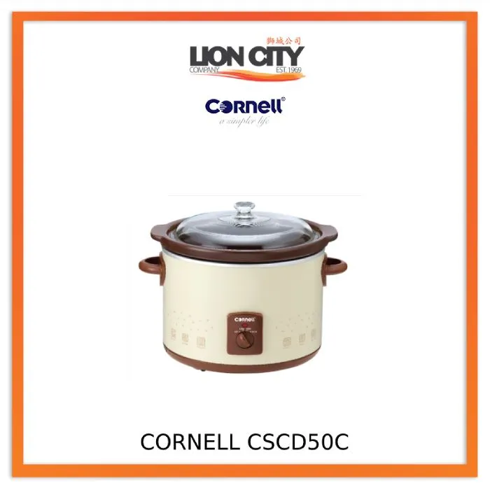 Cornell CSC-D50C Slow Cooker 5.0L