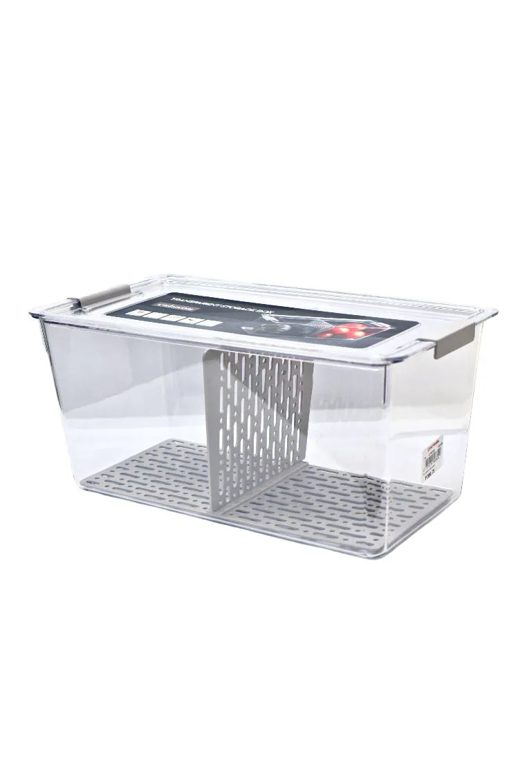 Cuisson PET Fridge Container with Lid 33 x 17 x 15cm