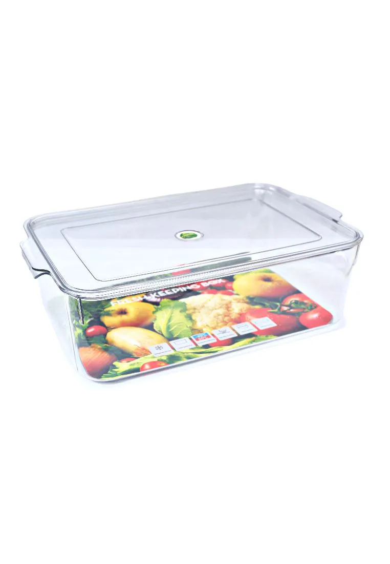 Cuisson PET Fridge Container with Lid 34 x 17 x 10cm