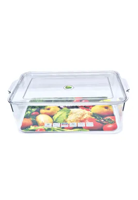 Cuisson PET Fridge Container with Lid 34 x 17 x 10cm