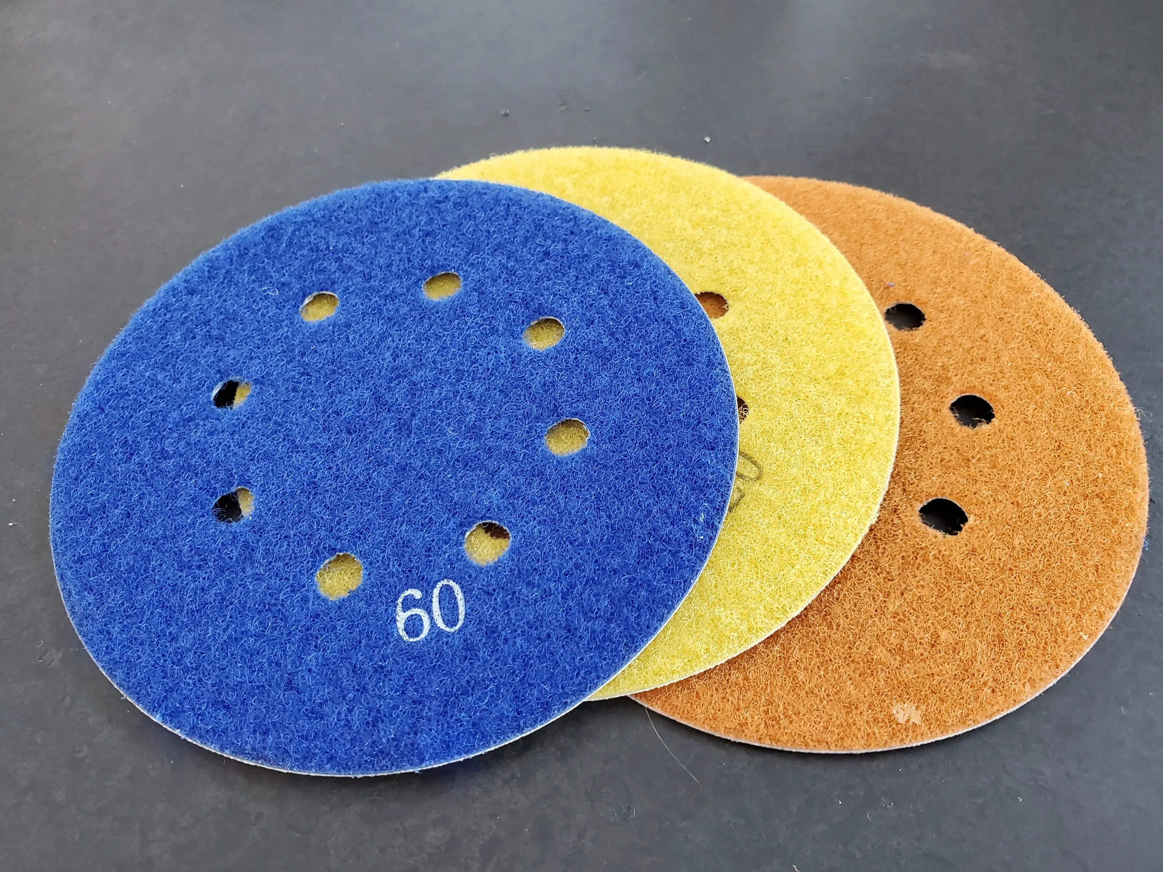 Diamond Sanding Pad Discs, ExpXT 5" Velcro Backed Electroplated