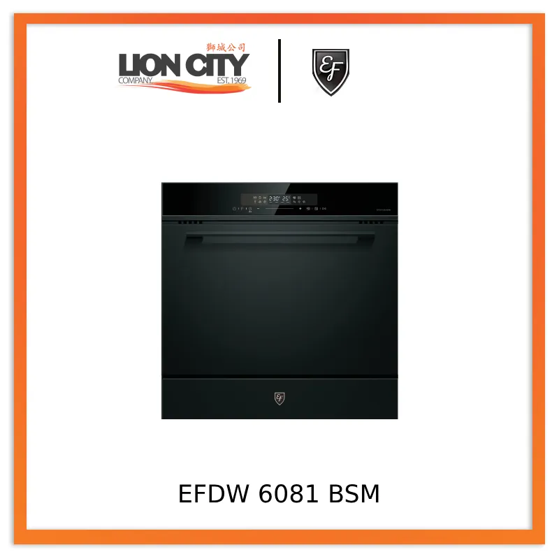 EF EFDW 6081 BSM 60CM Built-in Dishwasher