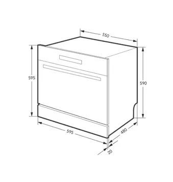 EFDW6081BSM BUILT-IN DISHWASHER