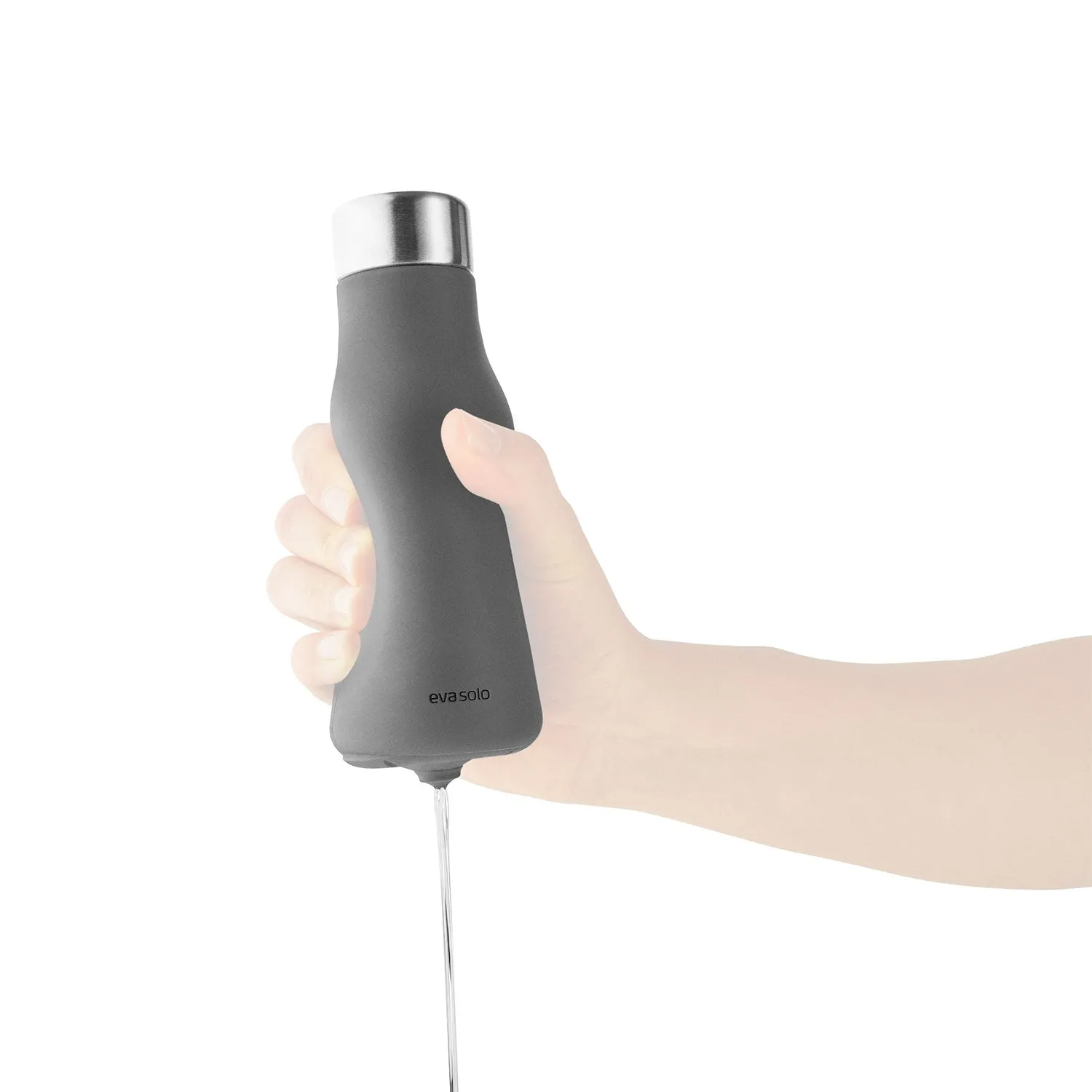 eva solo | squeeze soap dispenser | elephant grey