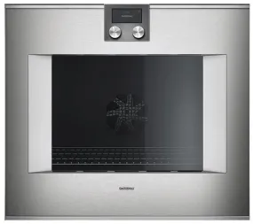 Gaggenau 30" 400 Series 4.5 Cu.Ft TFT Glass Front SS Single Oven BO481613