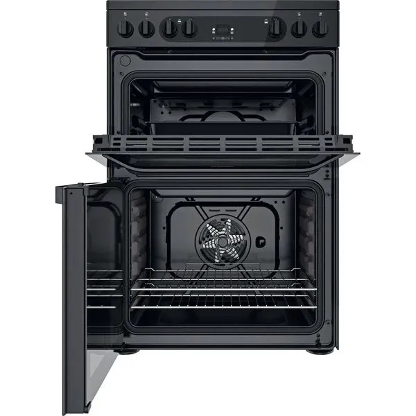 Hotpoint HDM67V92HCB UK Double cooker Black