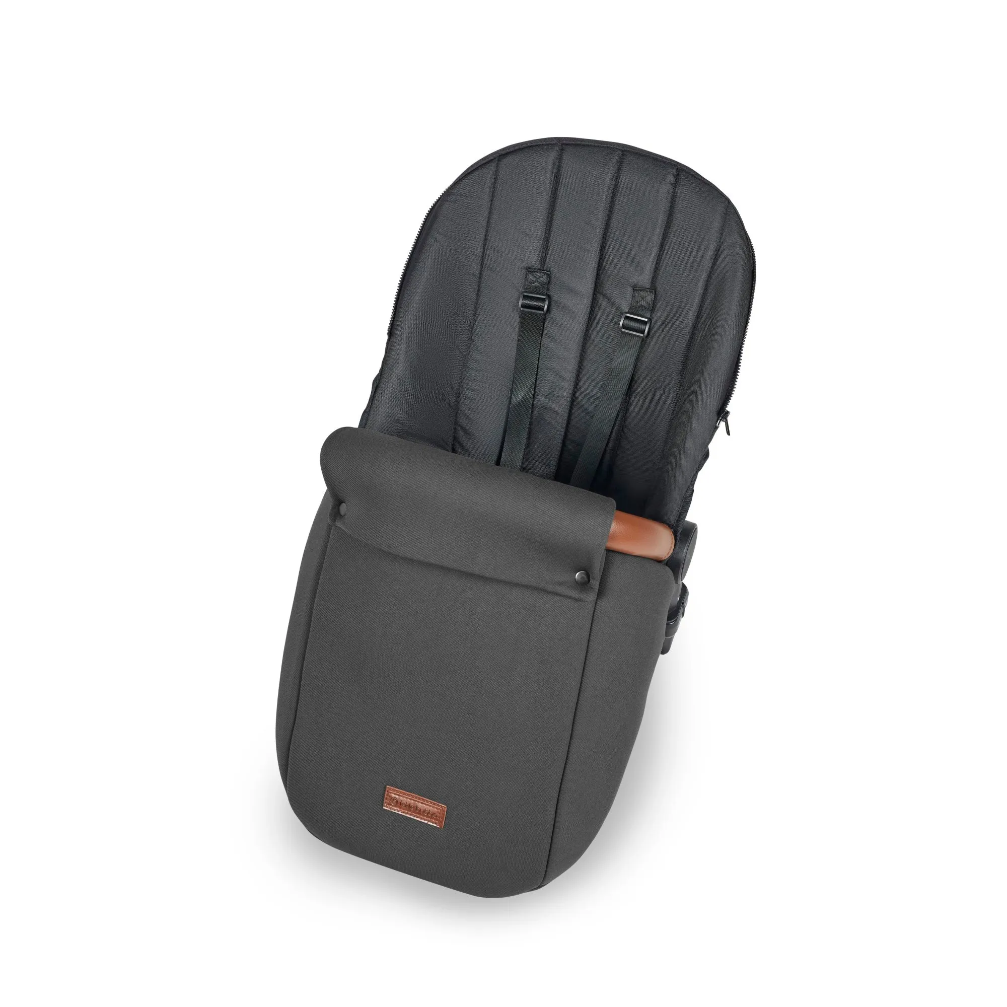 Ickle Bubba Stomp Luxe All-in-One I Size Travel System With Isofix Base (Stratus) Charcoal Grey on Silver