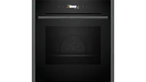 Neff B24CR31G0B N70 Built-in Electric Single Oven Graphite Grey