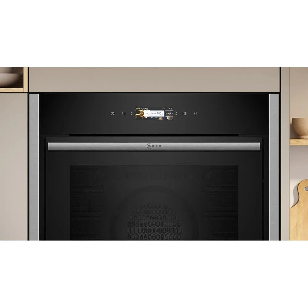 Neff N70 71L Built-In Electric Single Oven - Stainless Steel | B54CR71N0B