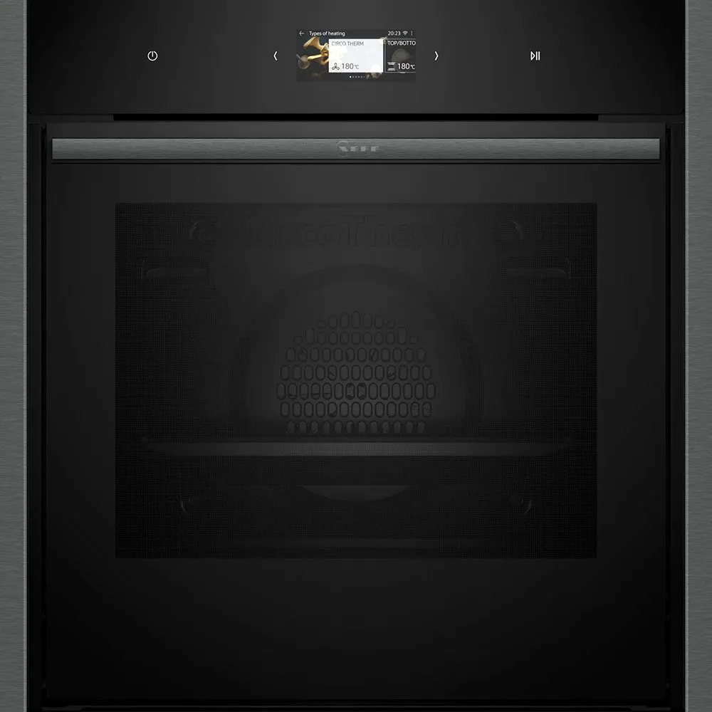 Neff N90 71L Built-In Electric Single Oven - Graphite Grey | B64CS71G0B