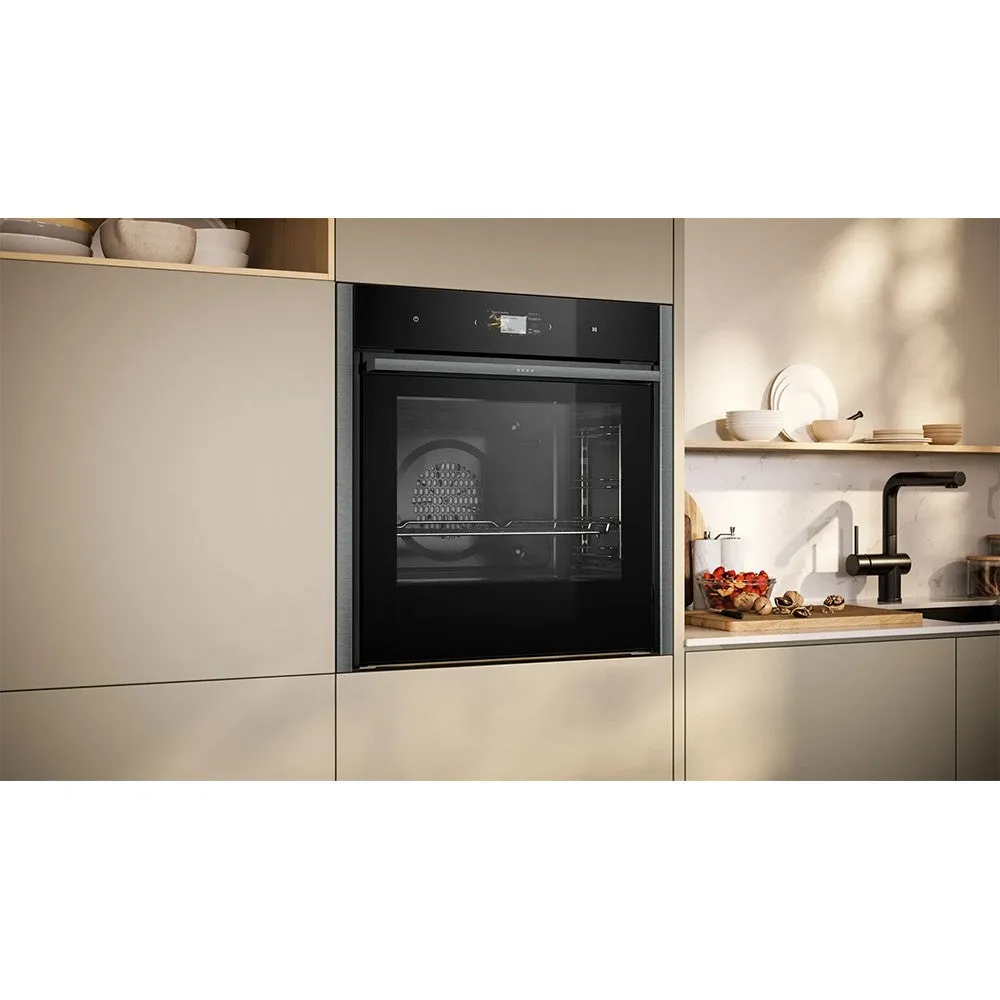 Neff N90 71L Built-In Electric Single Oven - Graphite Grey | B64CS71G0B