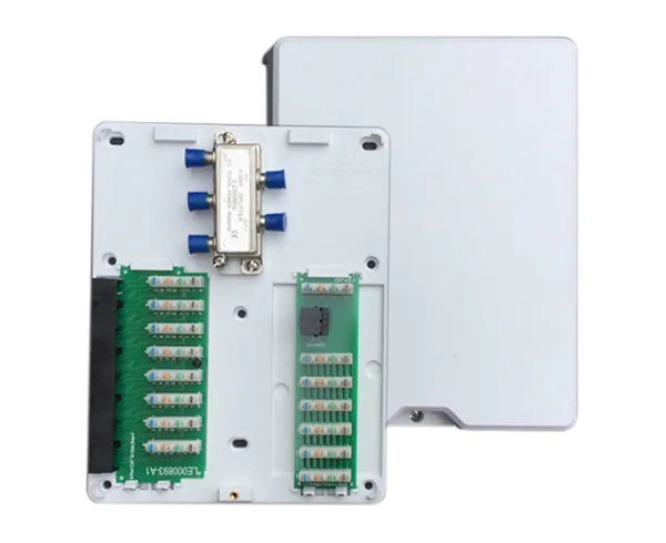 Network Rack, Surface Mount Mini Cabinet with Voice, Data and Video