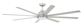 Rush 72" Ceiling Fan in Painted Nickel