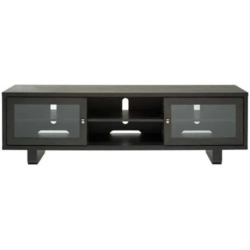 Sanus Foundations JFV60 A/V Equipment Cabinet - 3 x Shelf(ves) - 18.3" Height x 60.0" Width x 19.9" Depth - Glass - Espresso