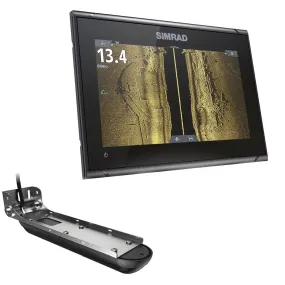 Simrad GO9 XSE Chartplotter/Fishfinder w/Active Imaging 3-in-1 Transom Mount Transducer  C-MAP Discover Chart