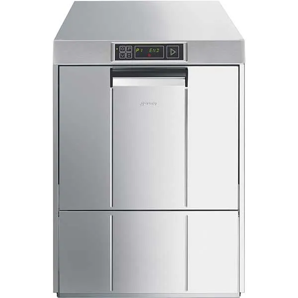 Smeg Commercial Twin Basket Undercounter Dishwasher with Integrated Water Softener - UD512DSUK