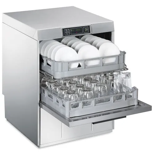 Smeg Topline Undercounter Twin Basket Dishwasher, 7 Wash Programs 500x500 SPD512SUK with softener