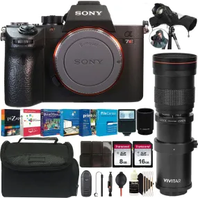 Sony a7R IIIA 42.4MP Full Frame Mirrorless Camera Body   420-800mm Lens Bird Watching Kit