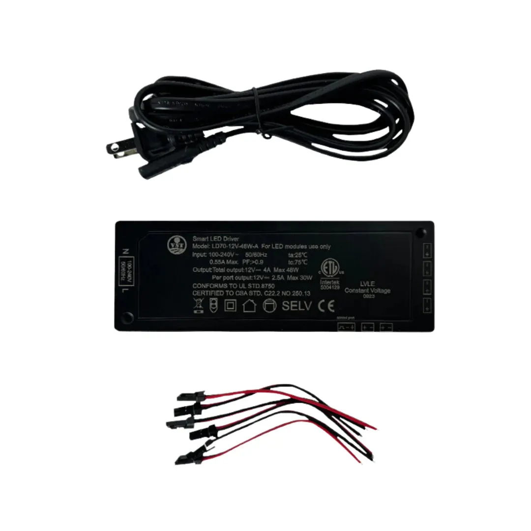 TSDC48 – Heavy Duty 12V DC 48W Transformer for LED Modules