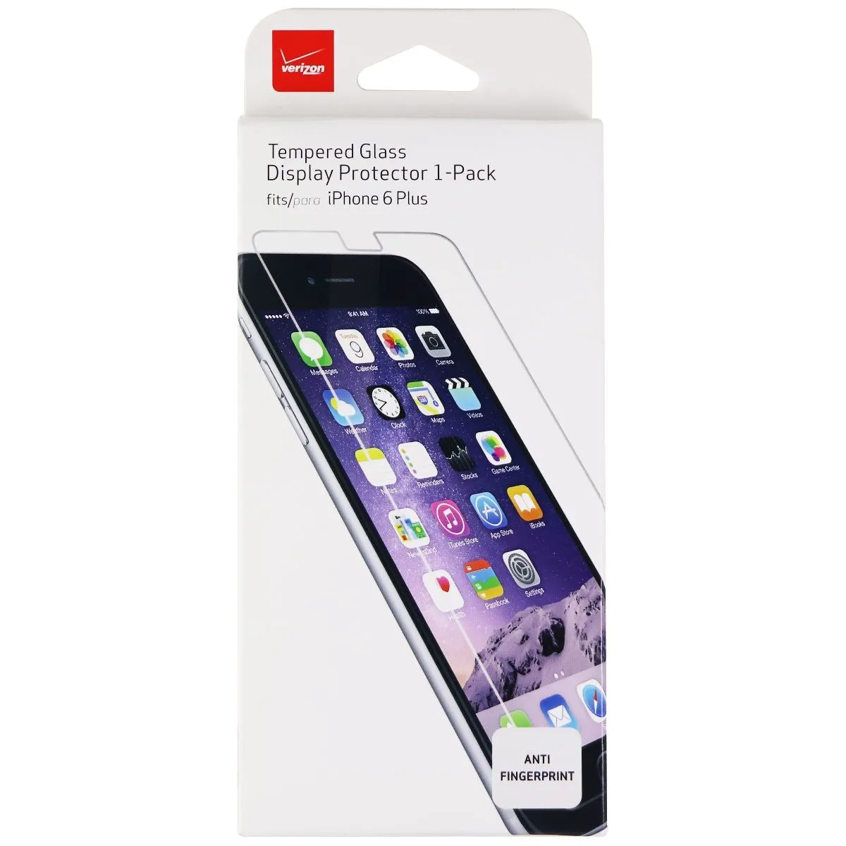 Verizon Tempered Glass Screen Protector for iPhone 6s Plus/iPhone 6 Plus - Clear